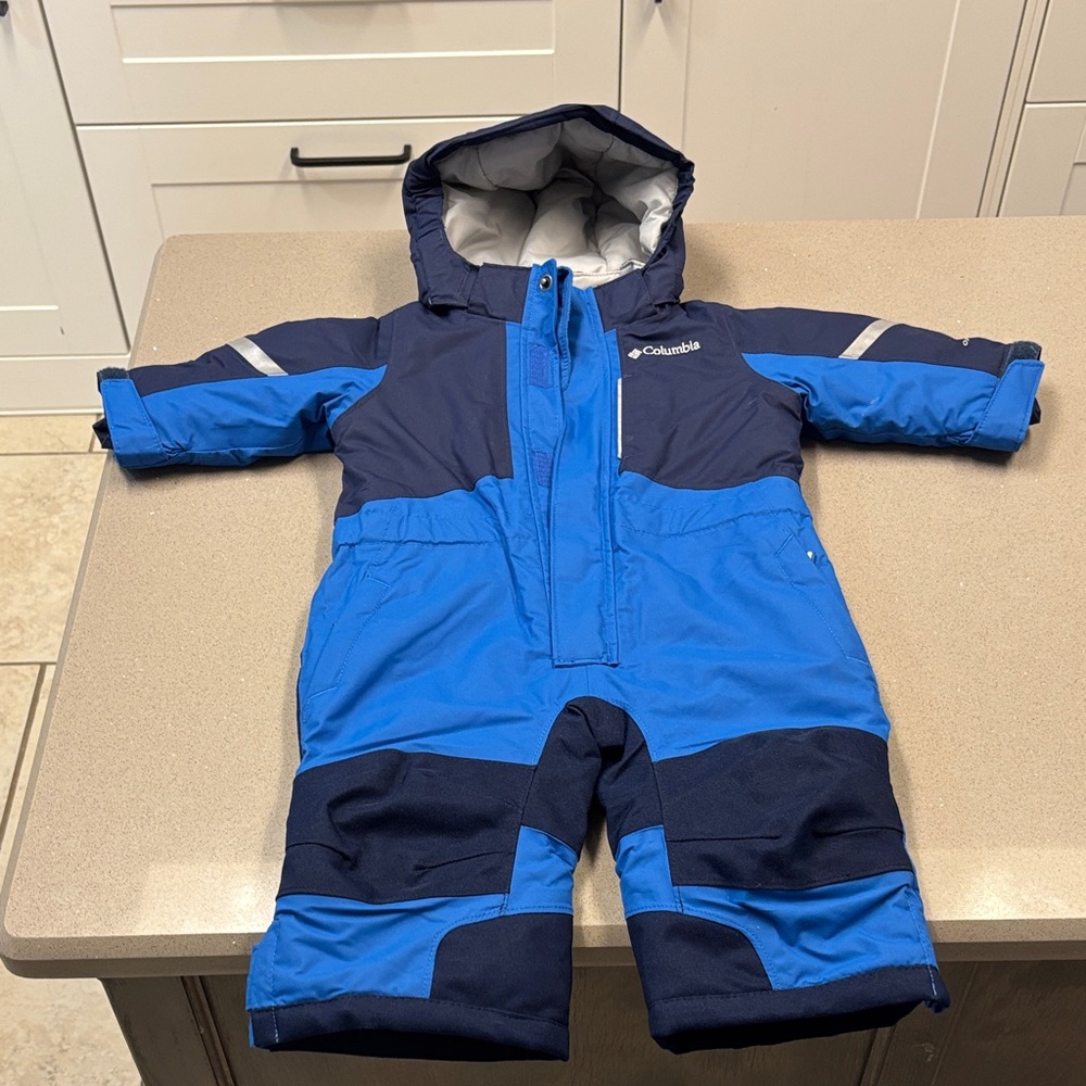 Columbia Navy and Blue toddler Snowsuit